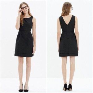 * Madewell Lowlight Sheath Dress Black Gold 2
